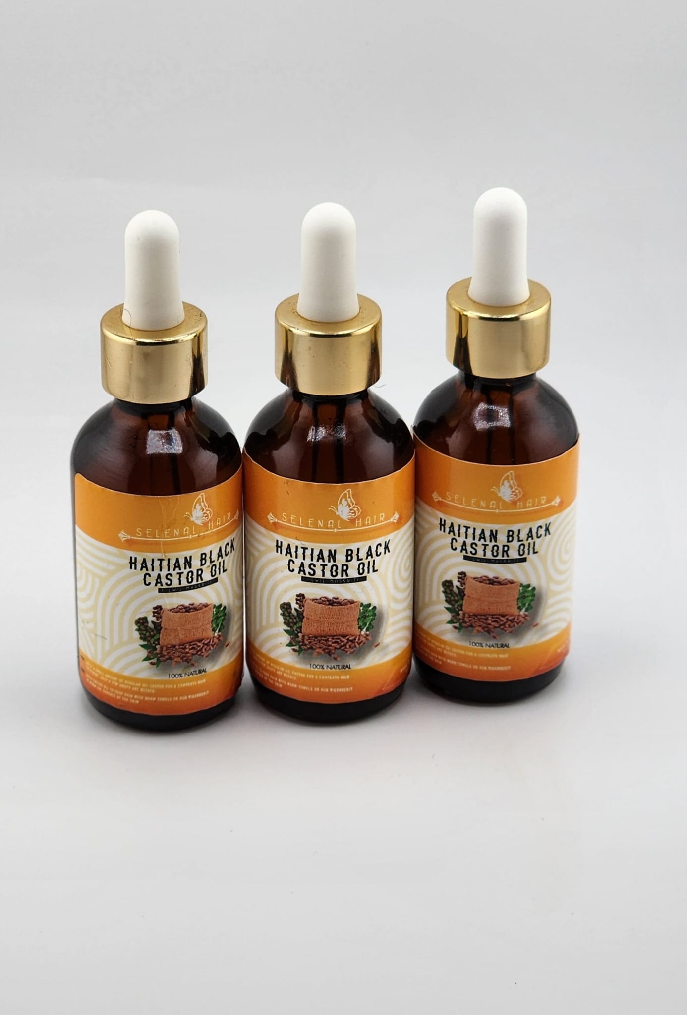 Haitian Black Castor Oil Trio