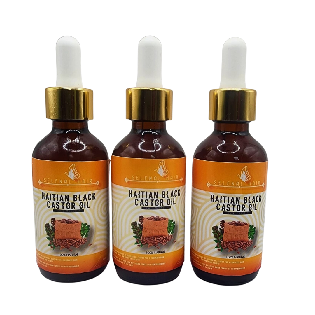 Haitian Black Castor Oil Trio