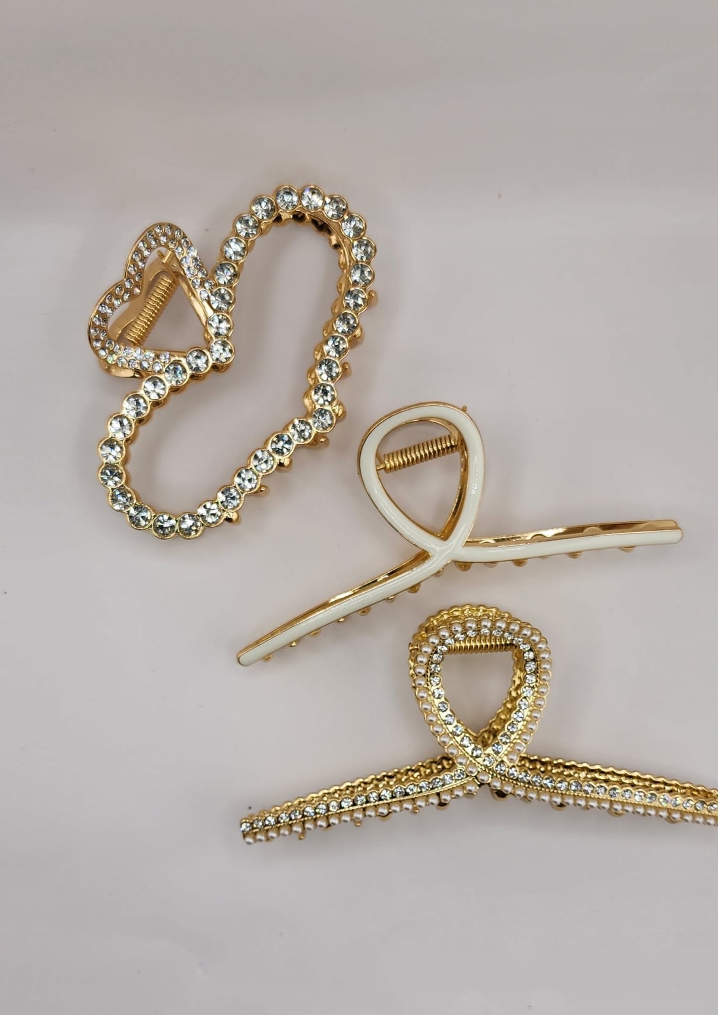 Metal hair claw clips