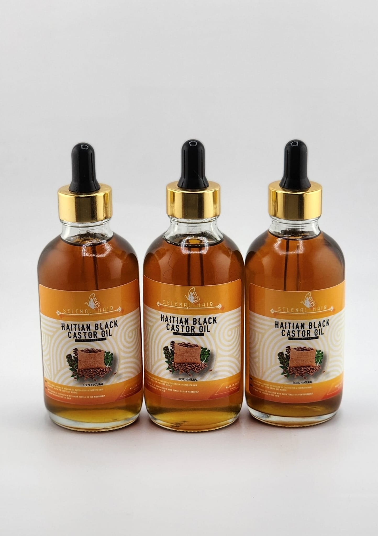 Haitian Black Castor Oil Trio