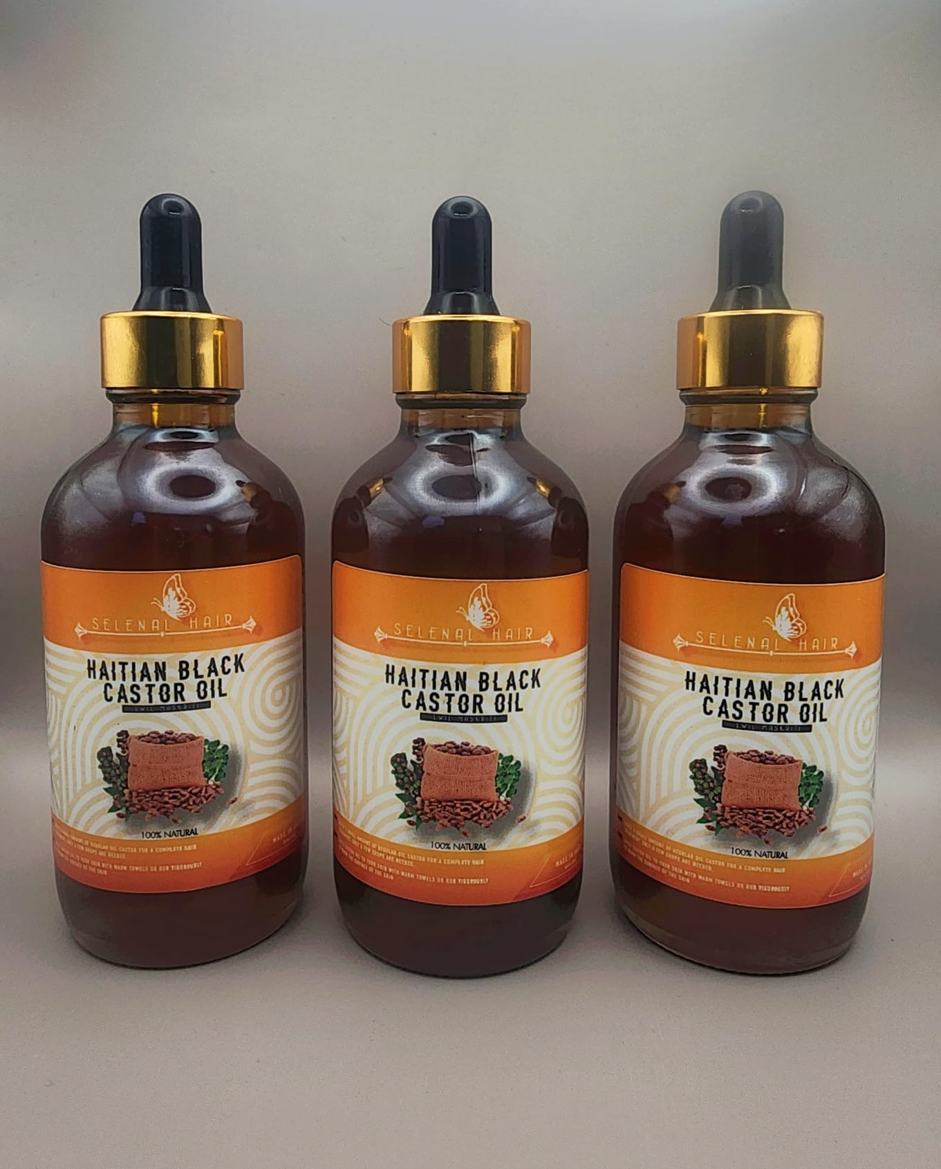 Haitian Black Castor Oil Trio